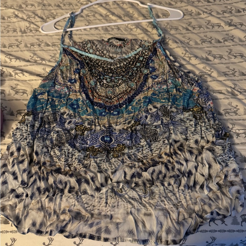 Women's Multicolor beaded Top